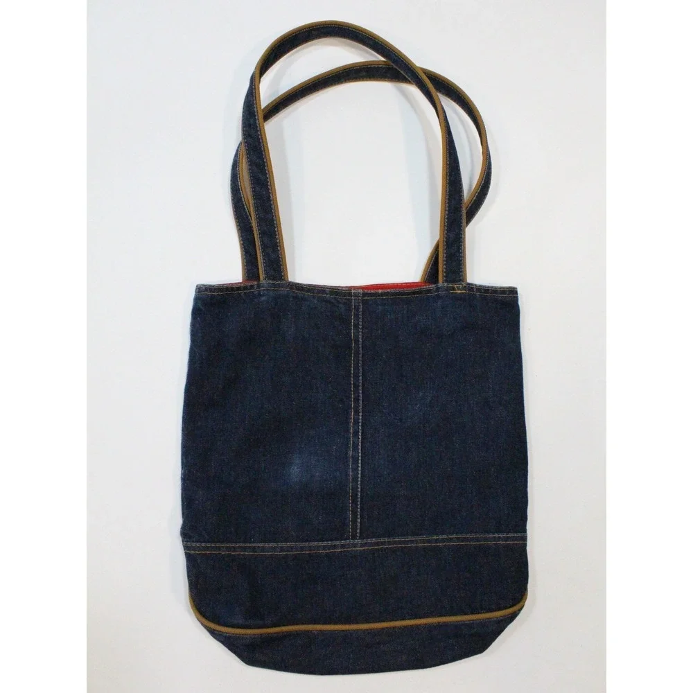 Vintage Levi's Blue Denim Tote Purse‎ ,Rare Find